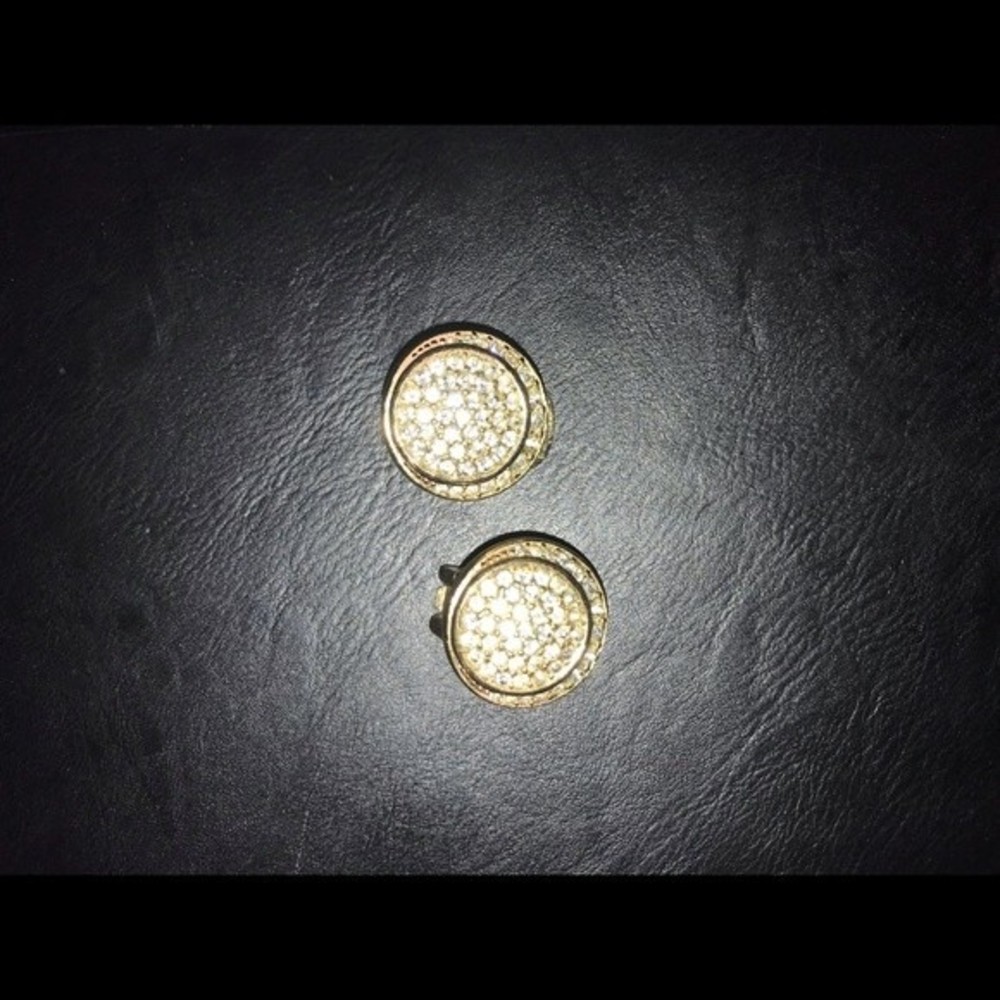 Christian Dior Rhinestone Earrings VIntage